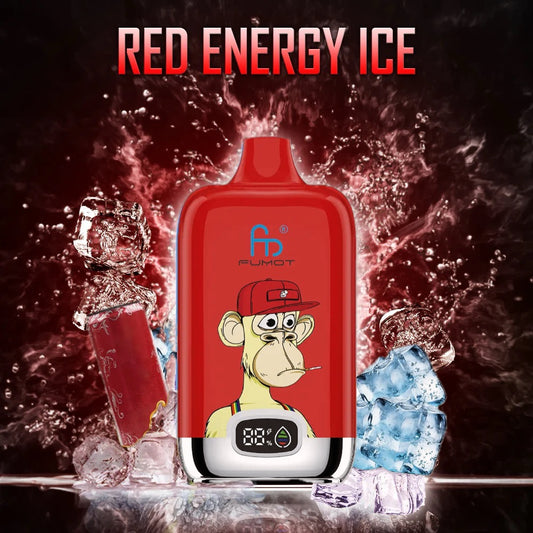 RandM Fumot Digital Box 12000 Red Energy Ice 0%