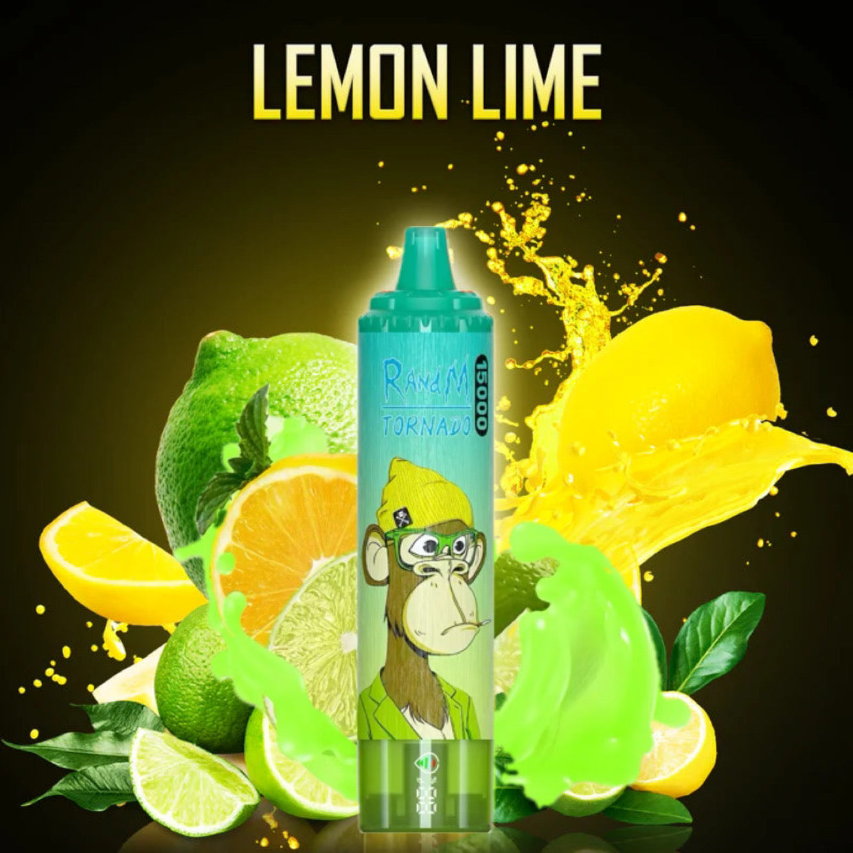 RandM Tornado 15000 Lemon&Lime 0%