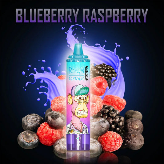 RandM Tornado 15000 Blueberry Raspberry 2%