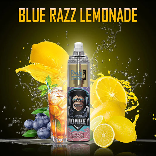 RandM Tornado 7000 Blue Razz Lemonade 2%