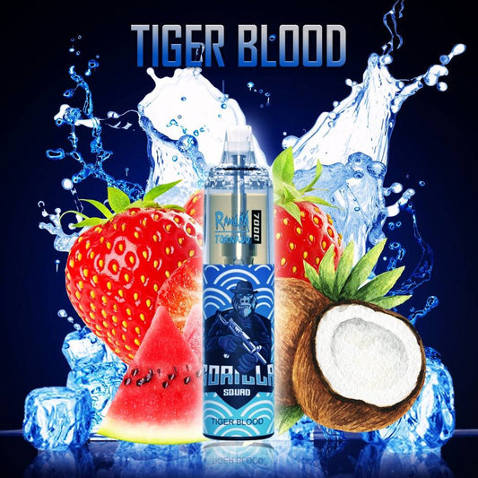 RandM Tornado 7000 Tiger Blood 2%