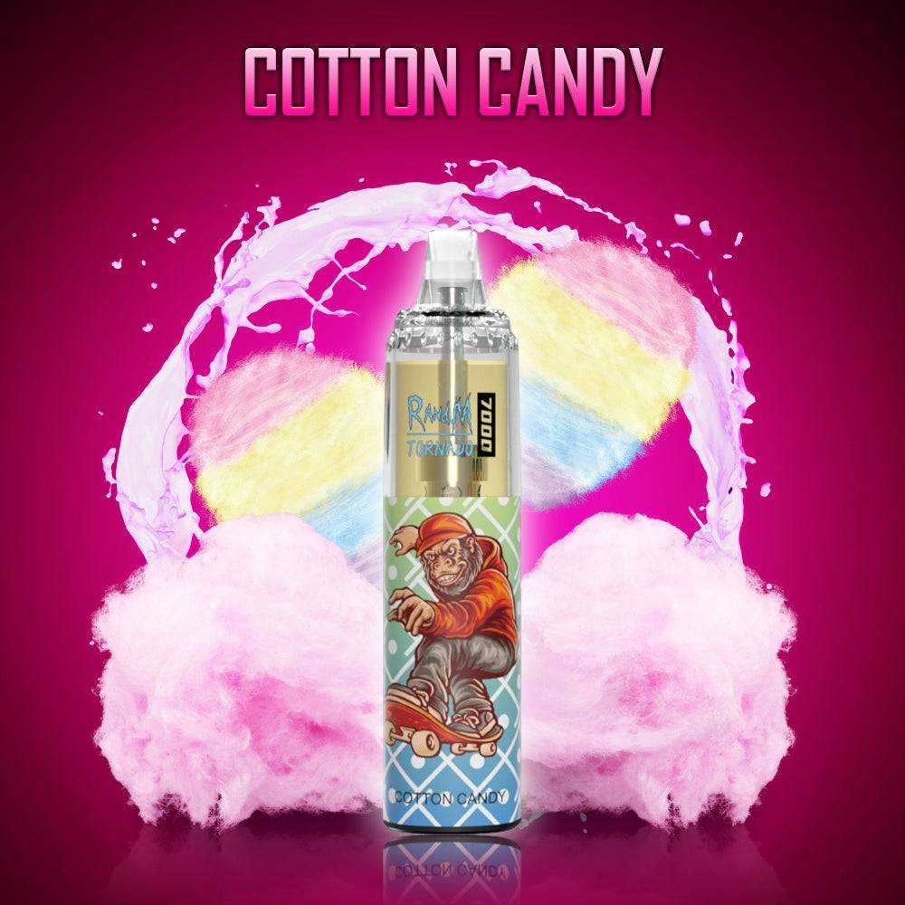 RandM Tornado 7000 Cotton Candy 2%